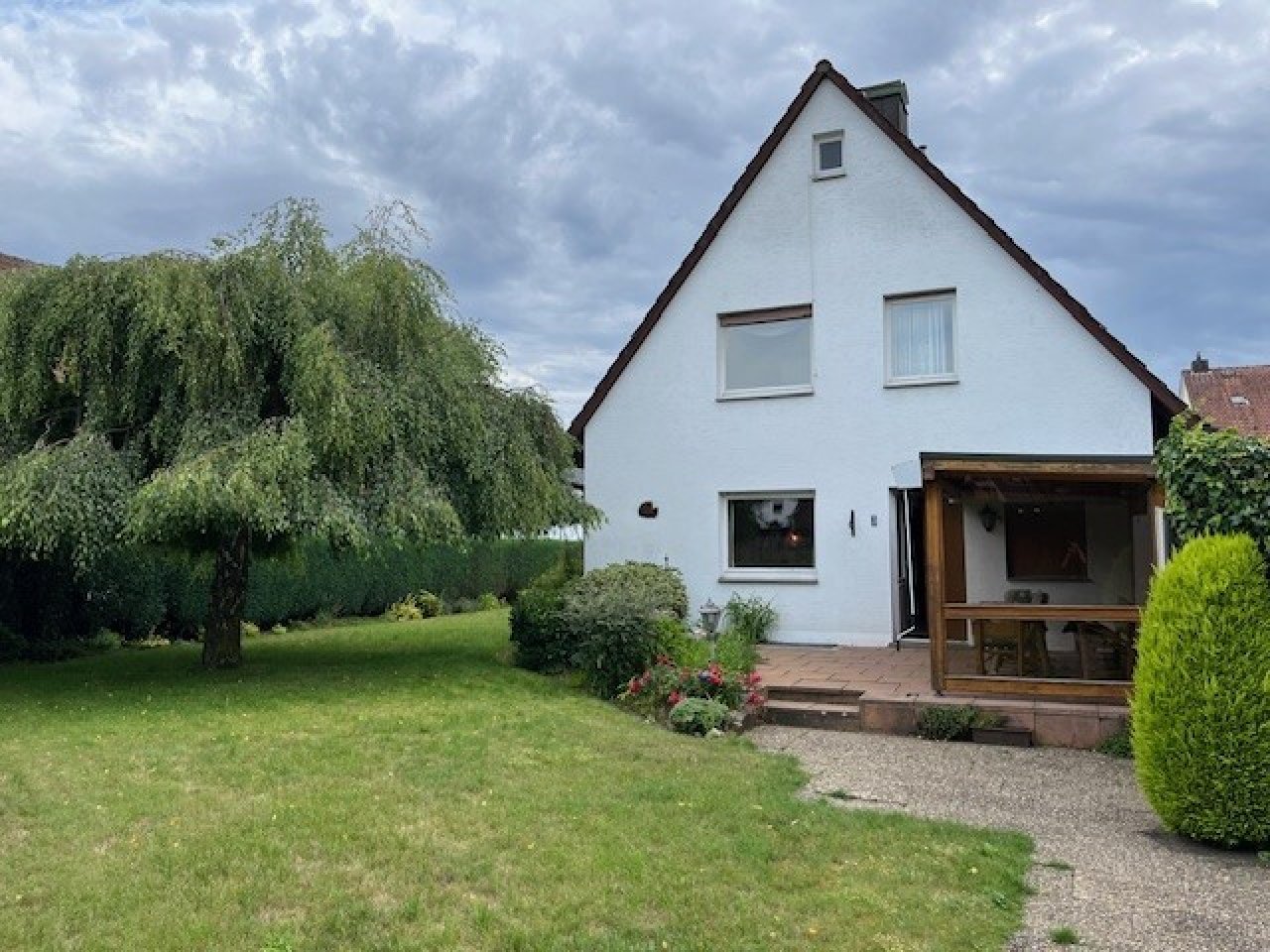 Haus Rückseite Haus Rückseite